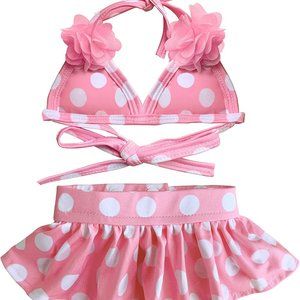 KYEESE Dog Bikini for Small Dogs Polkadot Floral/Mermaid/Leopard